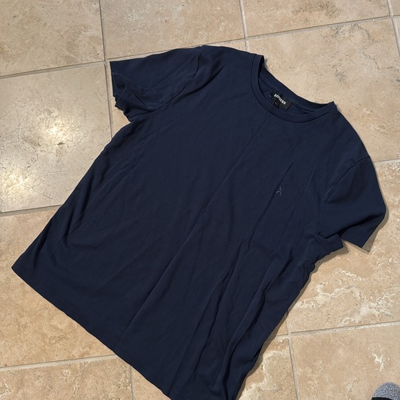 Express Men Navy TShirt - Picture 2 of 3